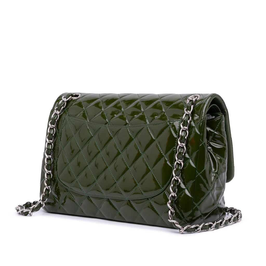 Chanel Jumbo Classic Patent Double Flap