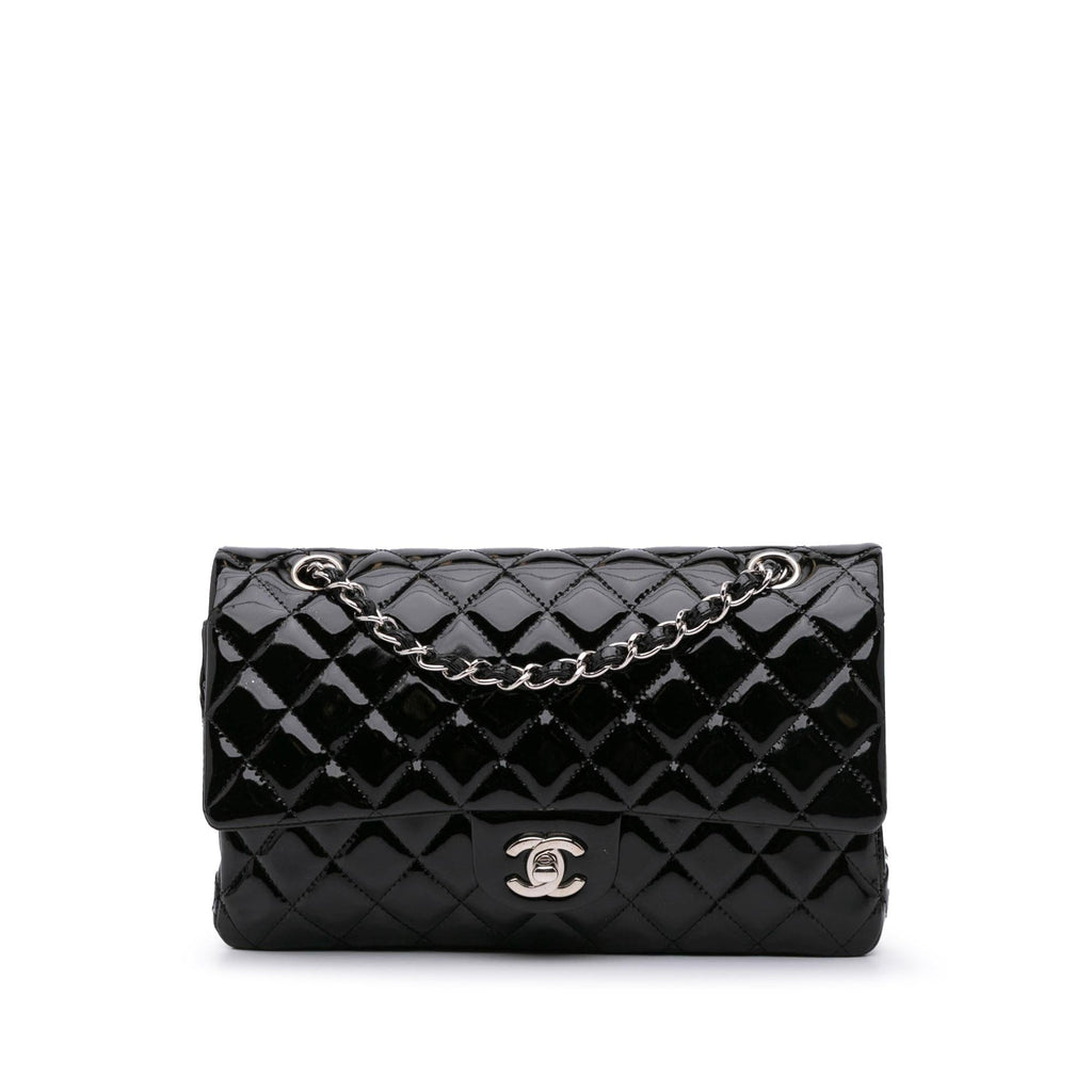 Chanel Jumbo Classic Patent Double Flap