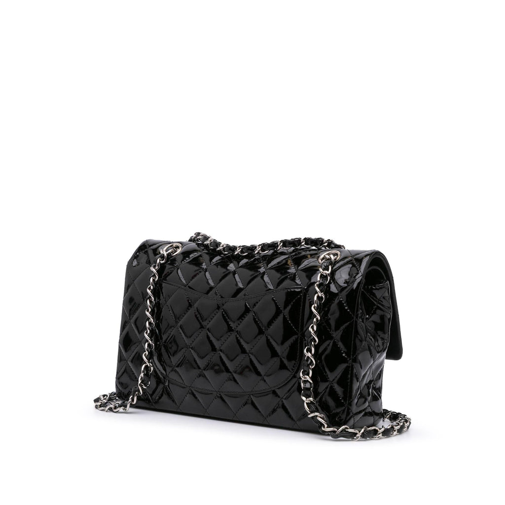Chanel Jumbo Classic Patent Double Flap