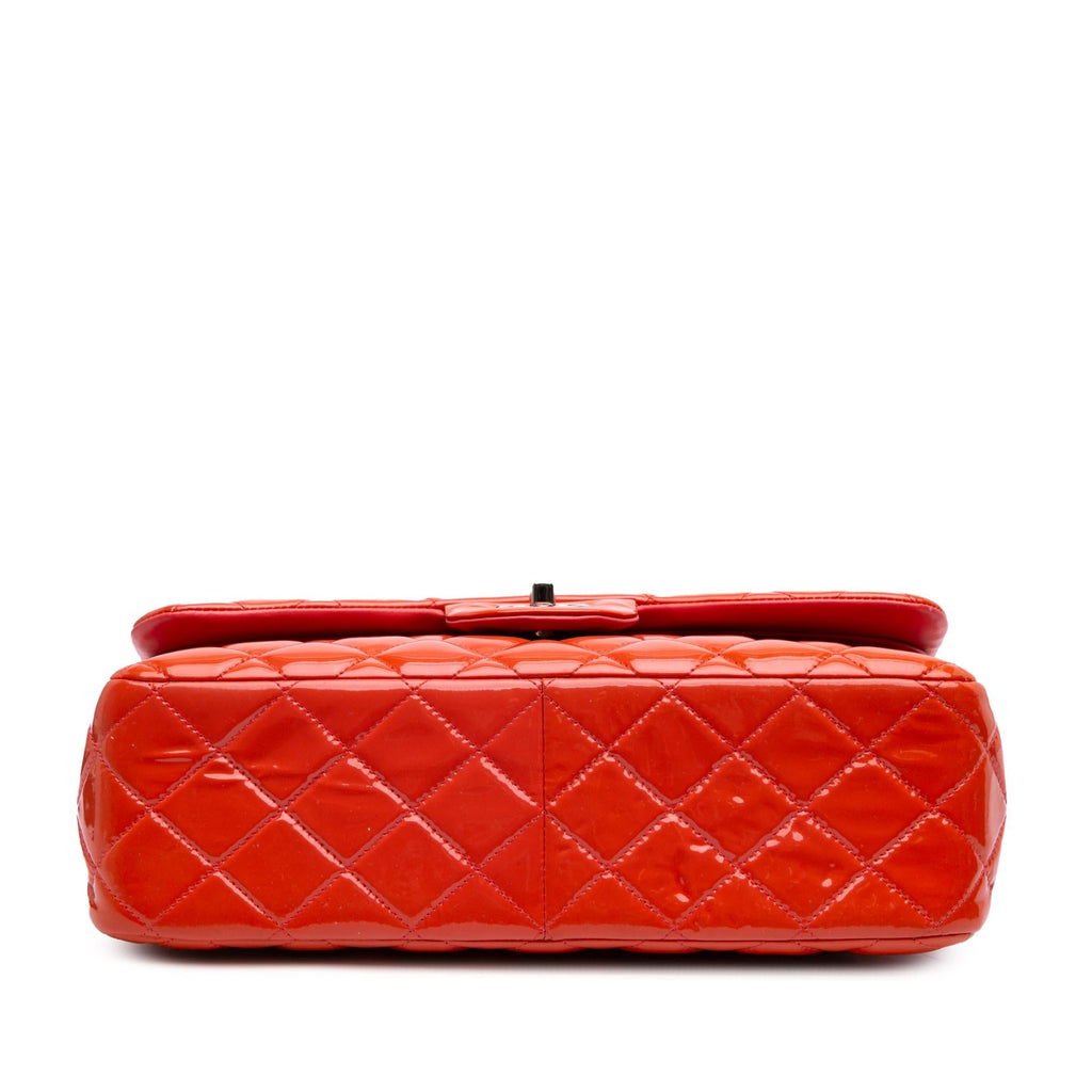 Chanel Jumbo Classic Patent Double Flap