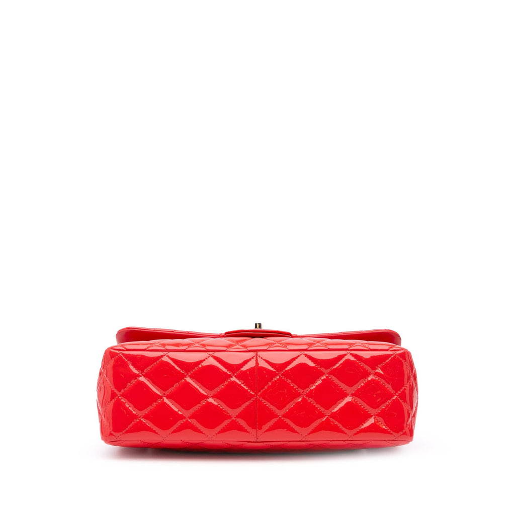Chanel Jumbo Classic Patent Double Flap
