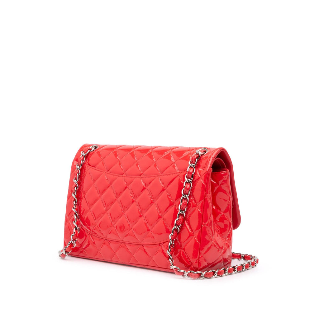 Chanel Jumbo Classic Patent Double Flap