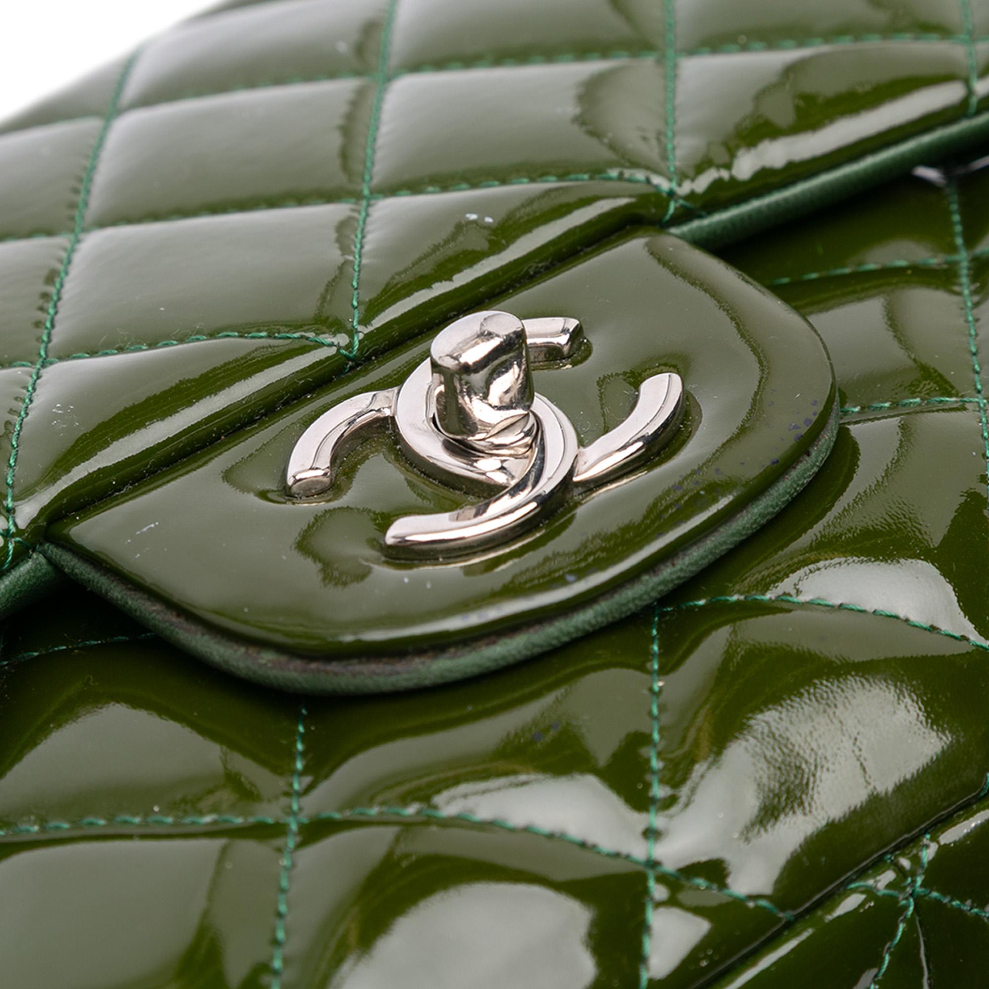 Chanel Jumbo Classic Patent Double Flap