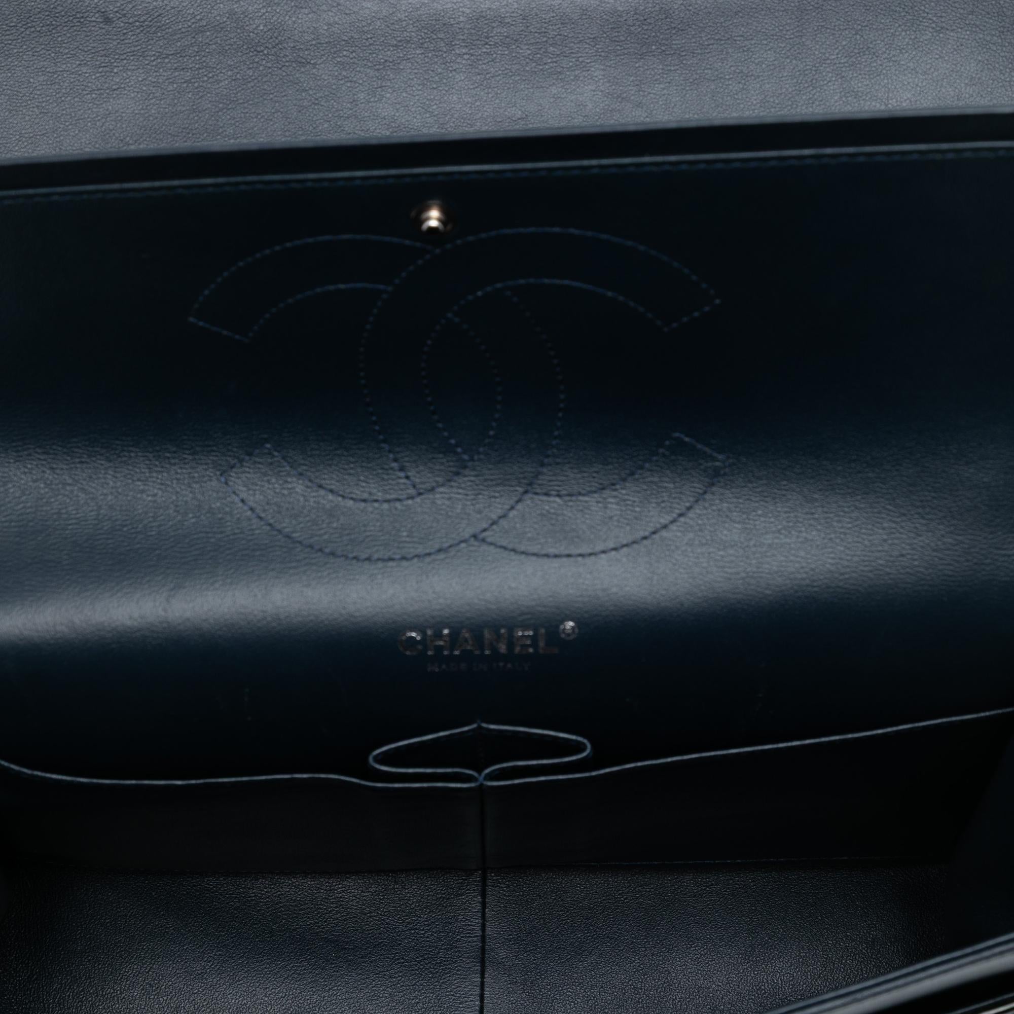 Chanel Jumbo Classic Patent Double Flap