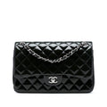 Chanel Jumbo Classic Patent Double Flap