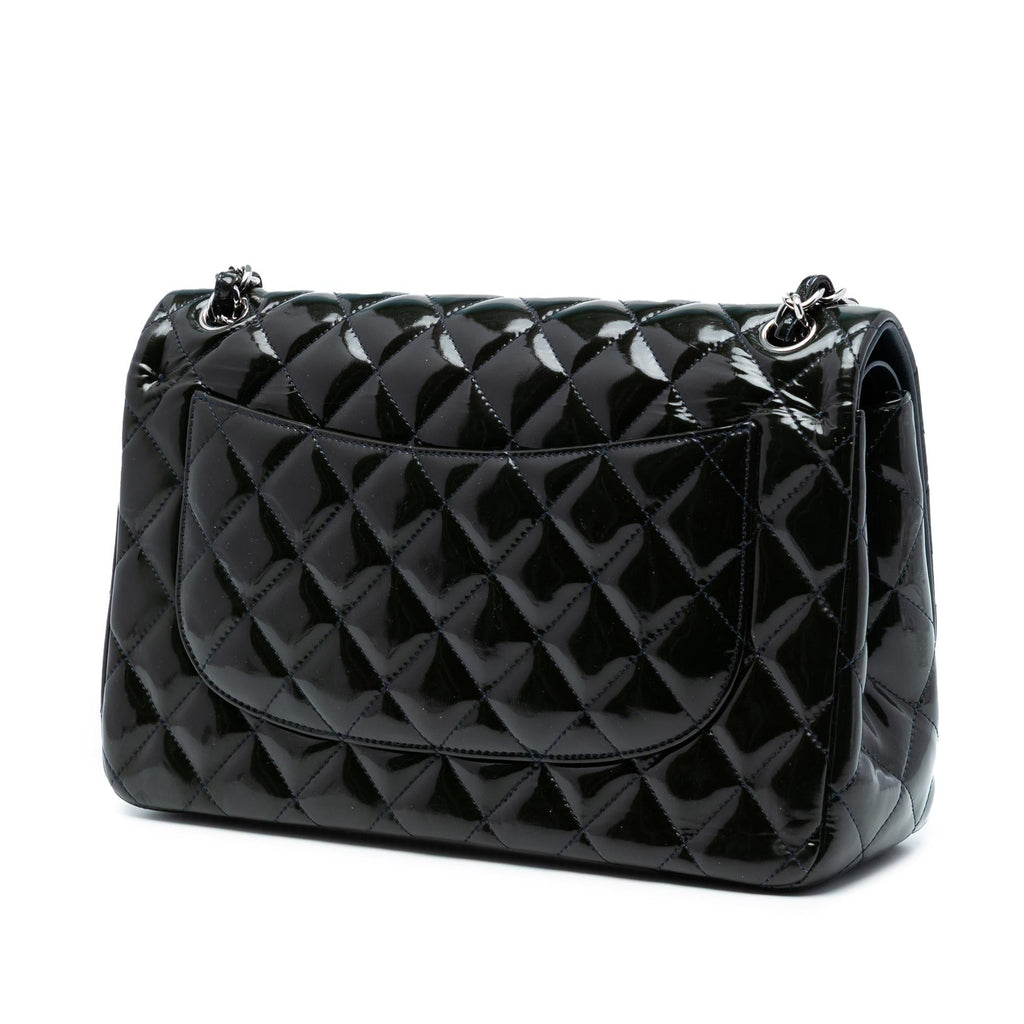 Chanel Jumbo Classic Patent Double Flap