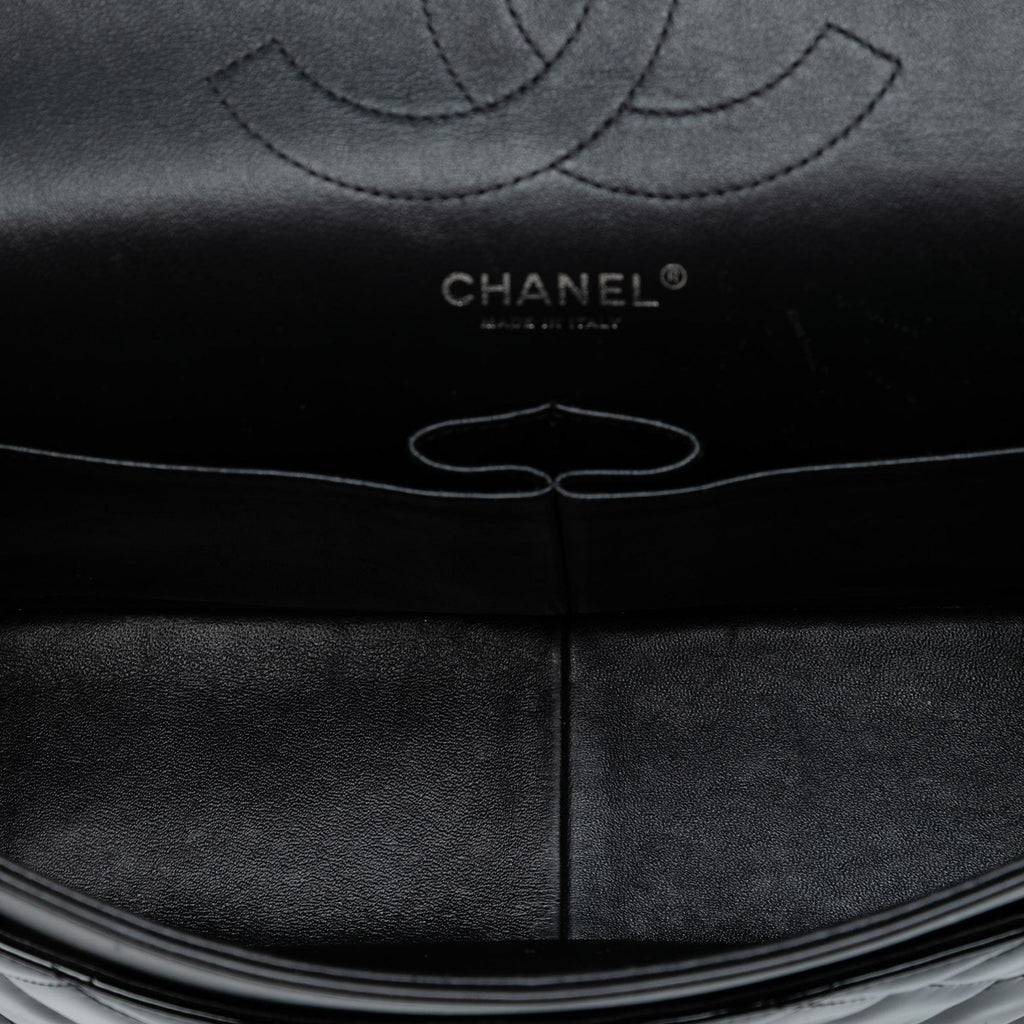Chanel Jumbo Classic Patent Double Flap