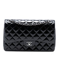 Chanel Jumbo Classic Patent Double Flap