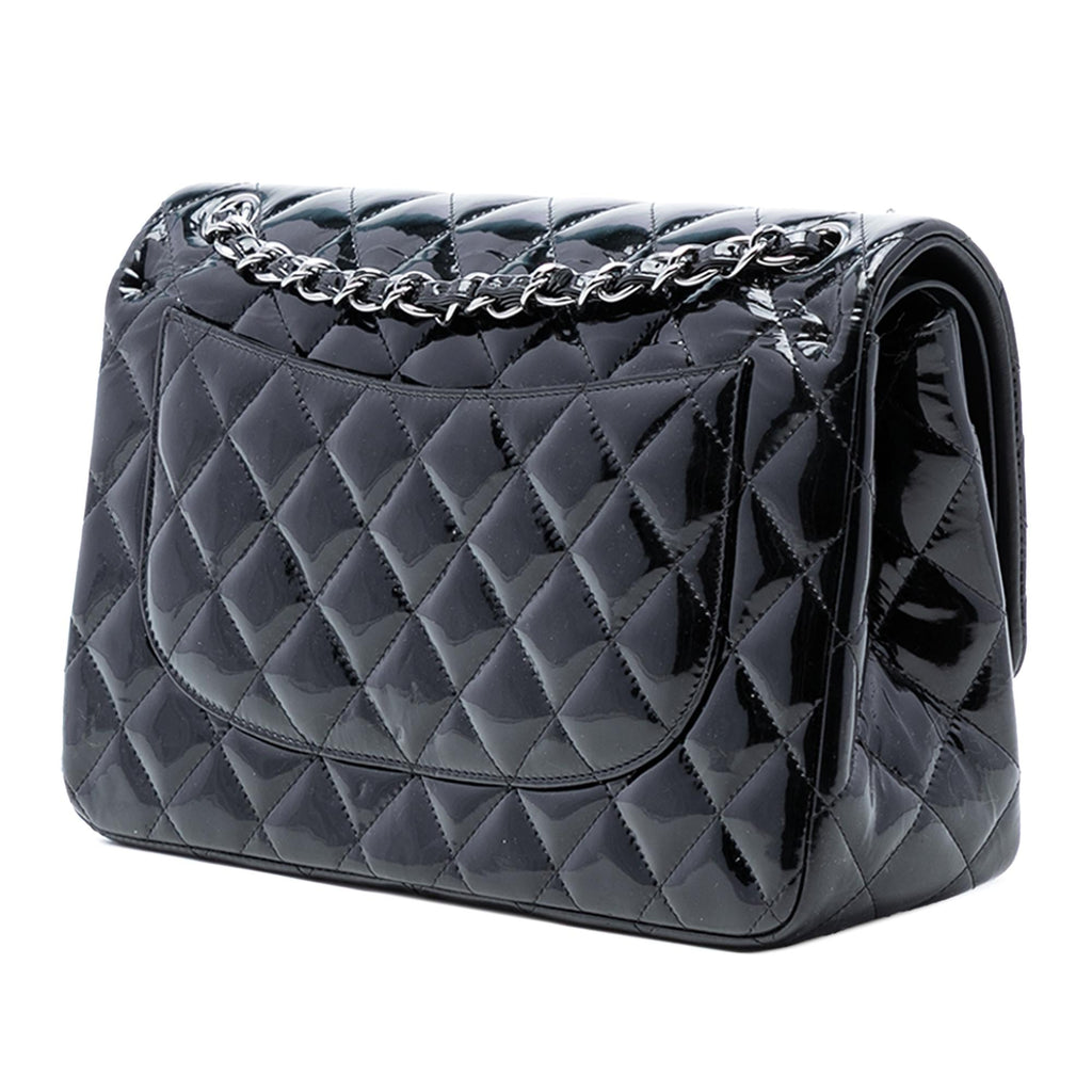 Chanel Jumbo Classic Patent Double Flap