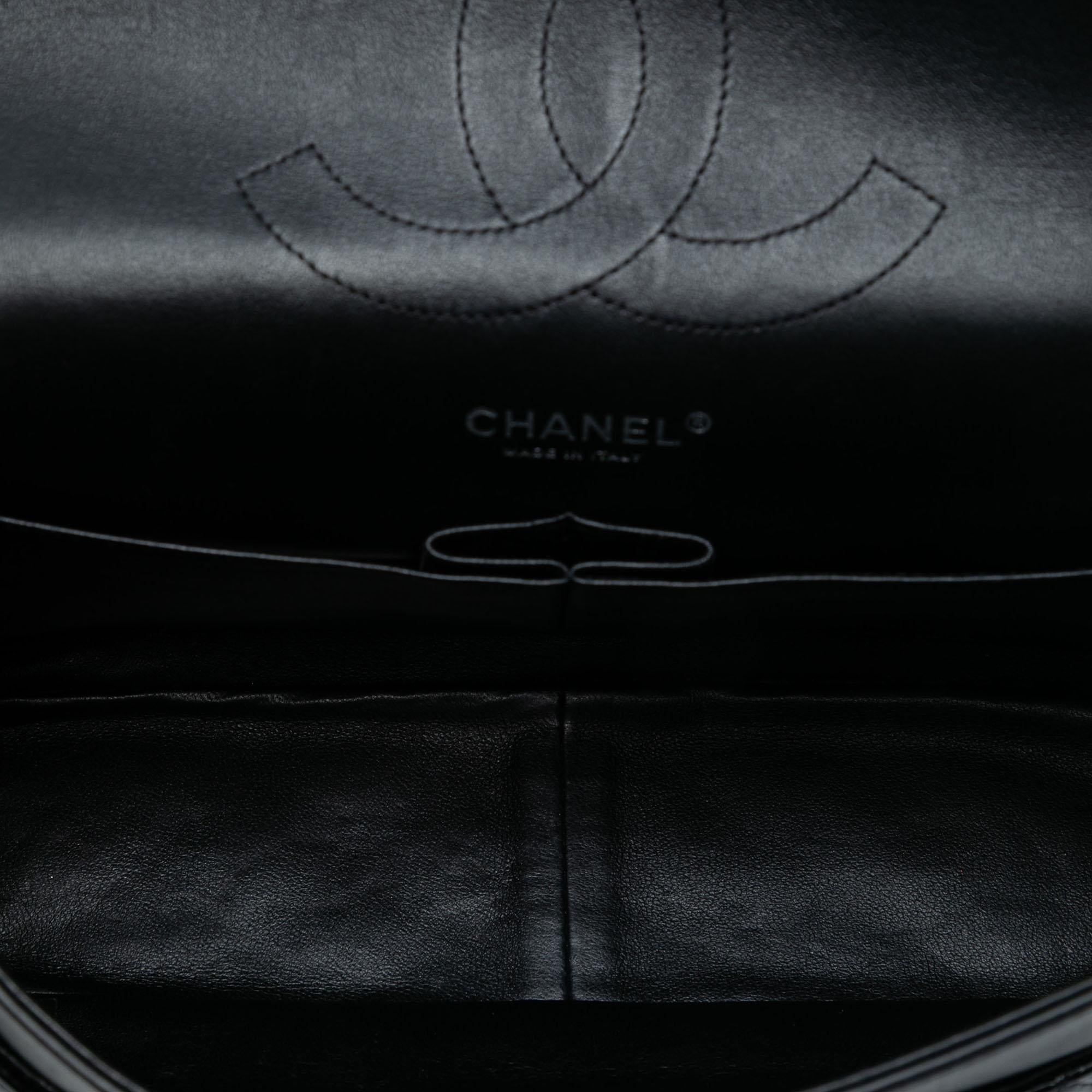 Chanel Jumbo Classic Patent Double Flap