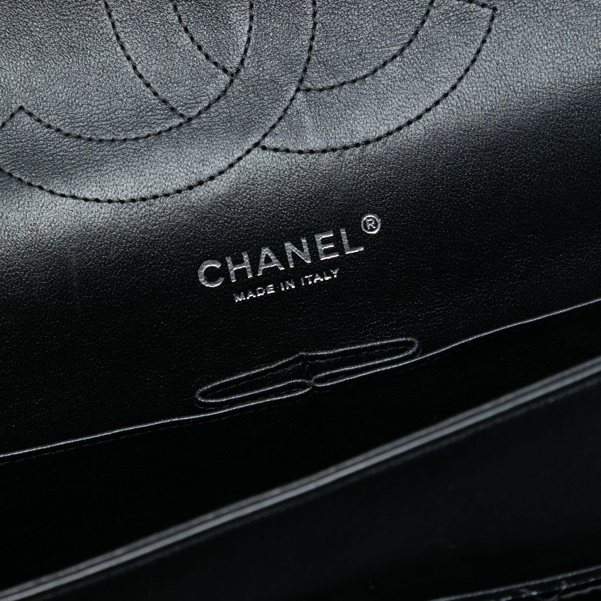 Chanel Jumbo Classic Patent Double Flap