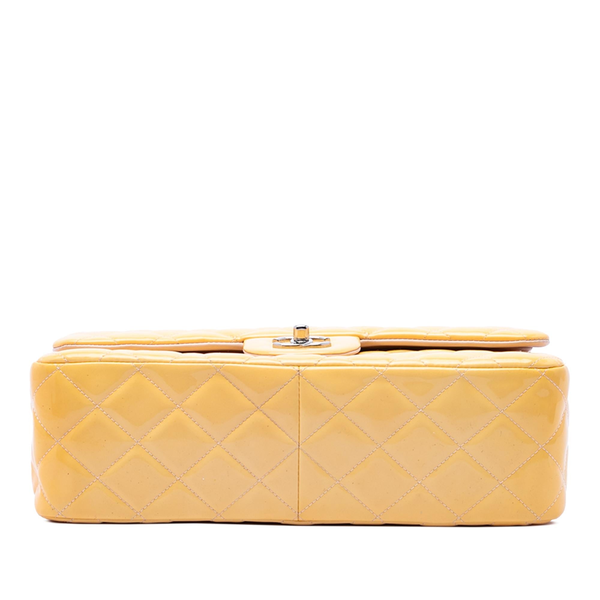Chanel Jumbo Classic Patent Double Flap