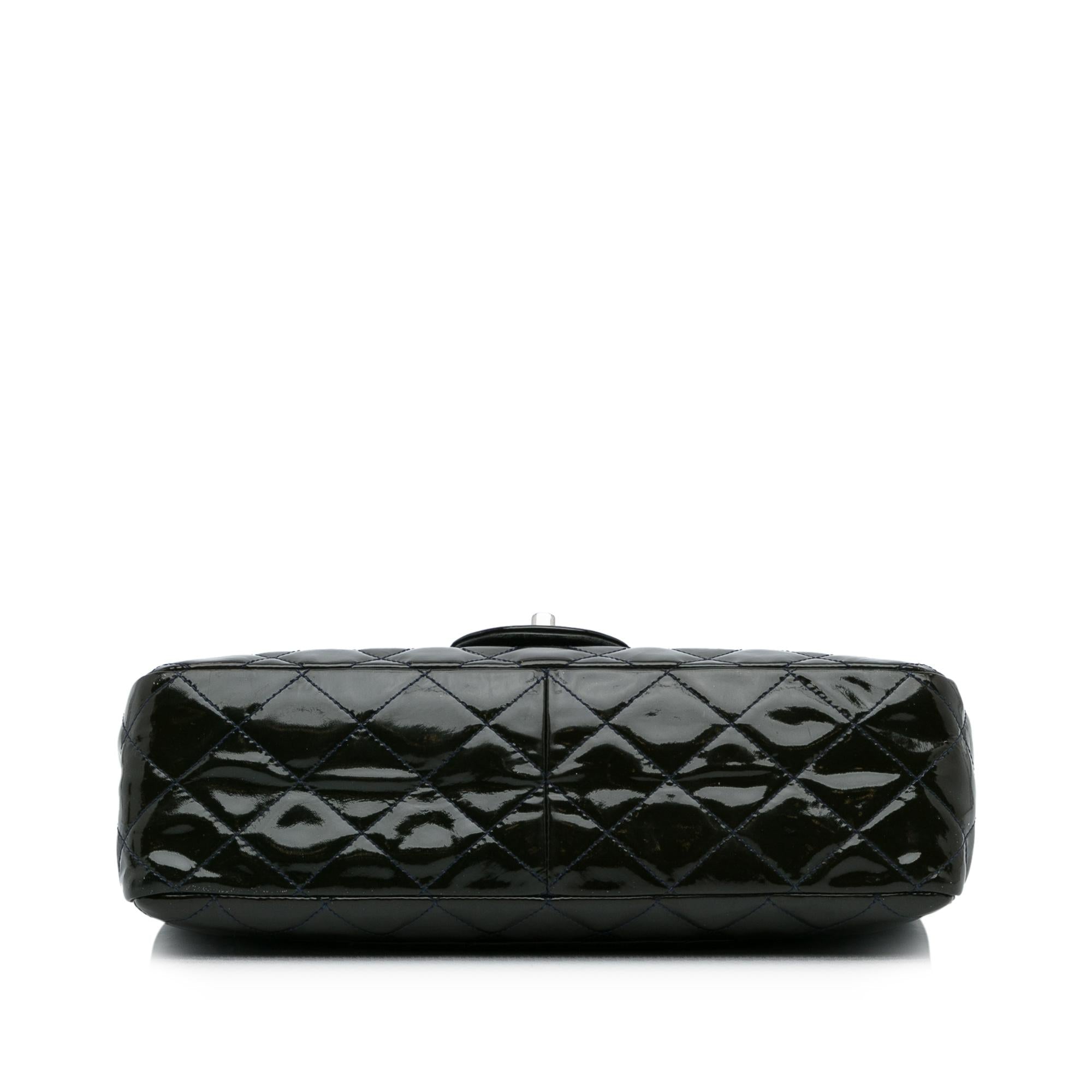 Chanel Jumbo Classic Patent Single Flap Bag (SHG-WIi3Tf)
