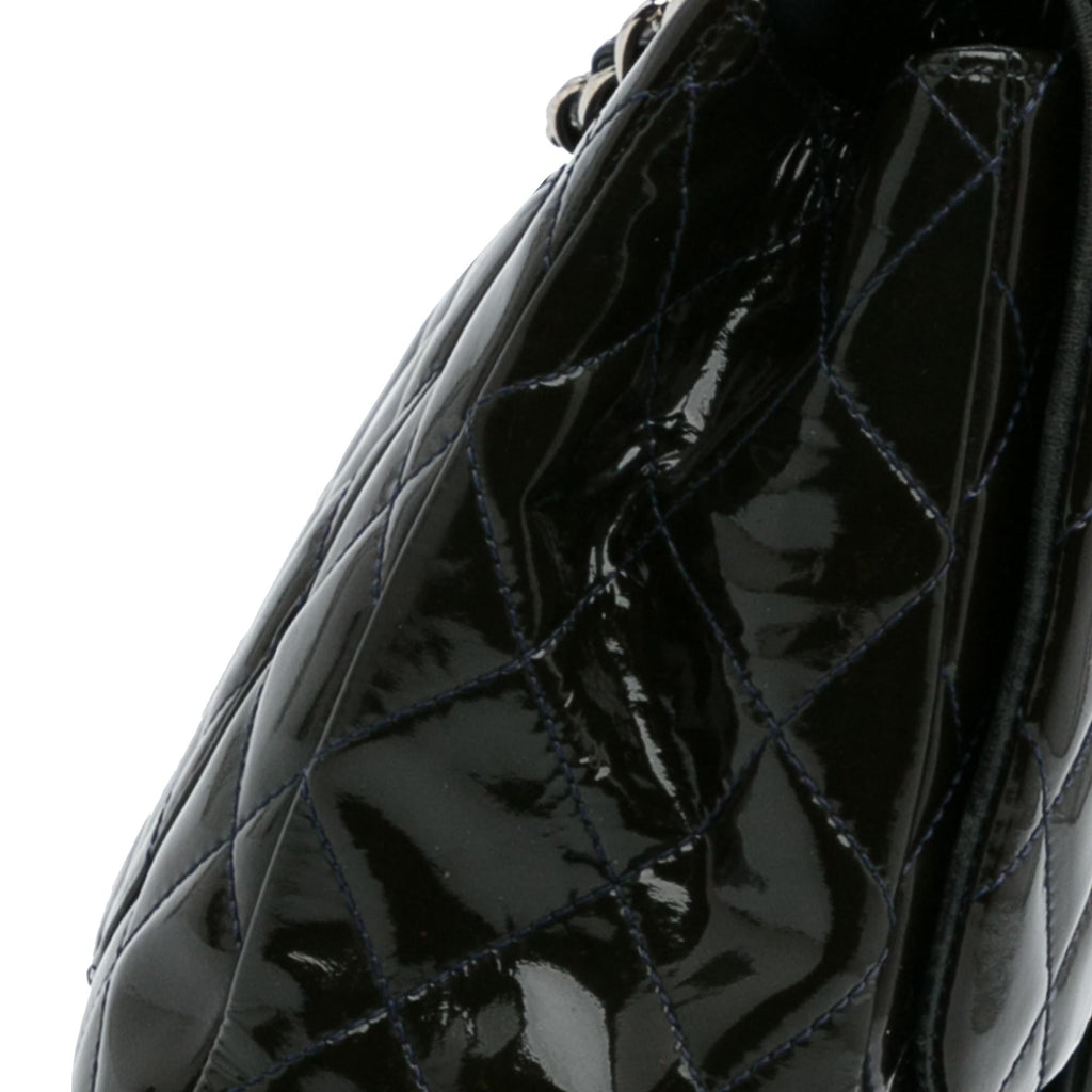 Chanel Jumbo Classic Patent Single Flap Bag (SHG-WIi3Tf)