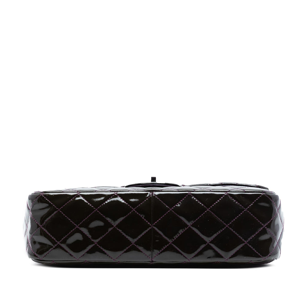 Chanel Jumbo Classic Patent Single Flap
