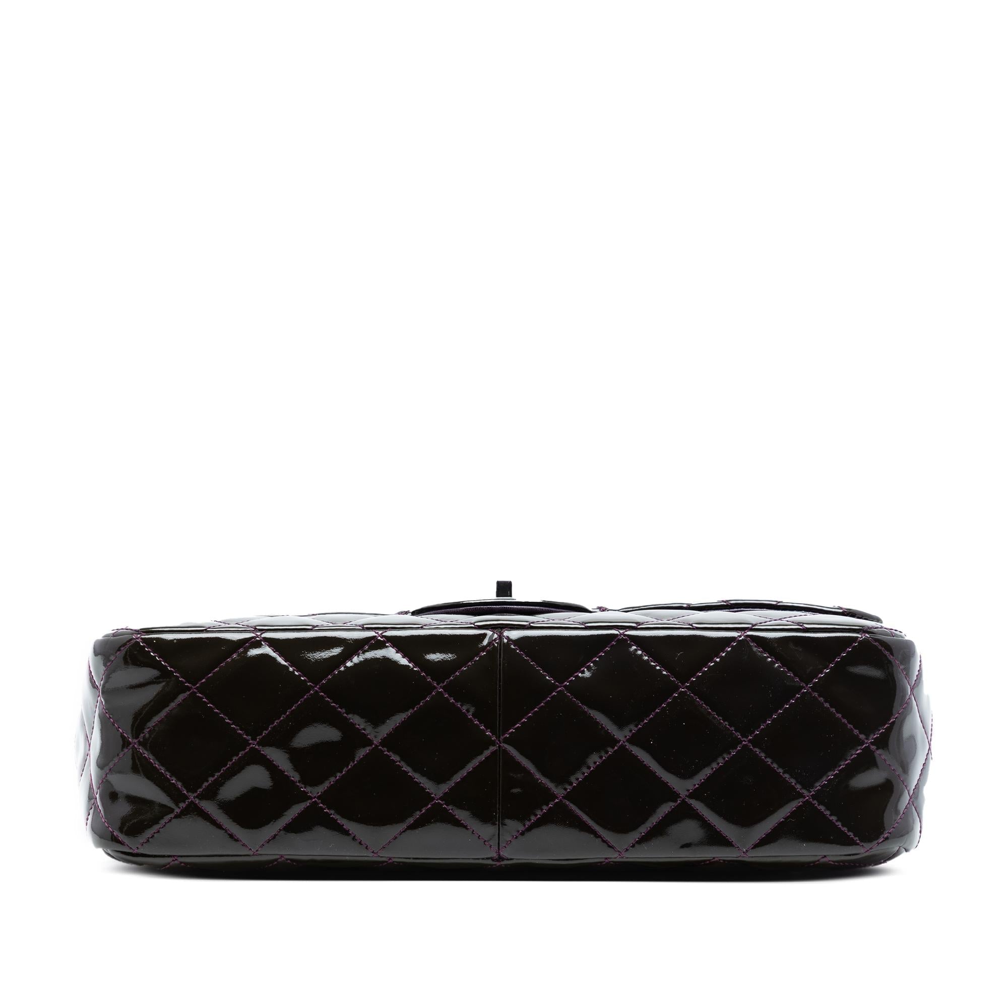 Chanel Jumbo Classic Patent Single Flap