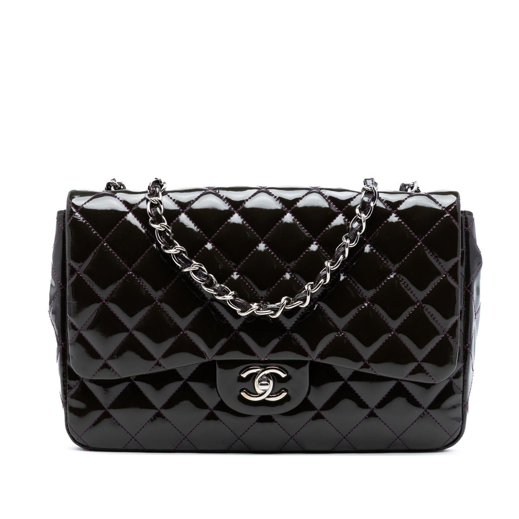 Chanel Jumbo Classic Patent Single Flap