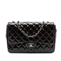 Chanel Jumbo Classic Patent Single Flap