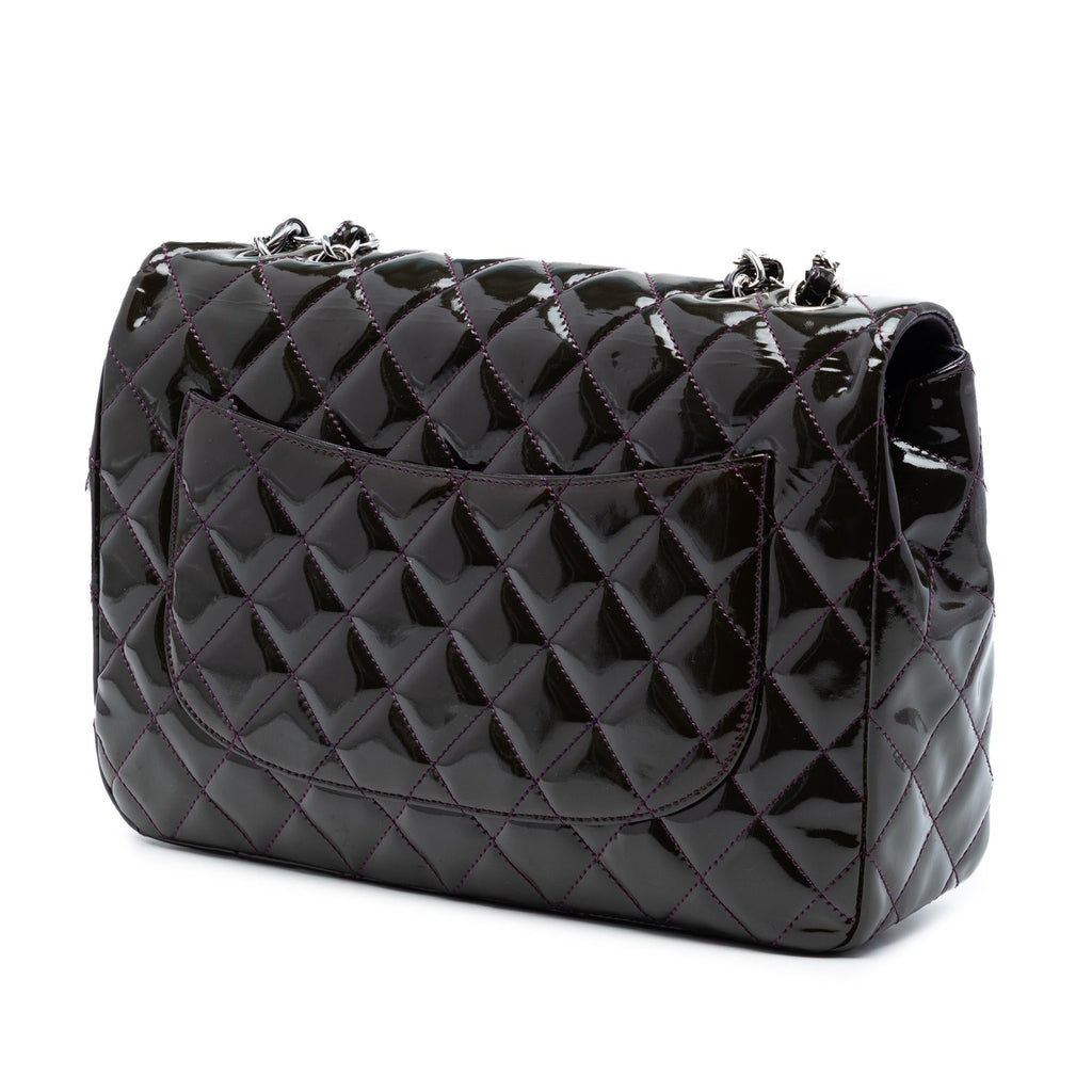 Chanel Jumbo Classic Patent Single Flap