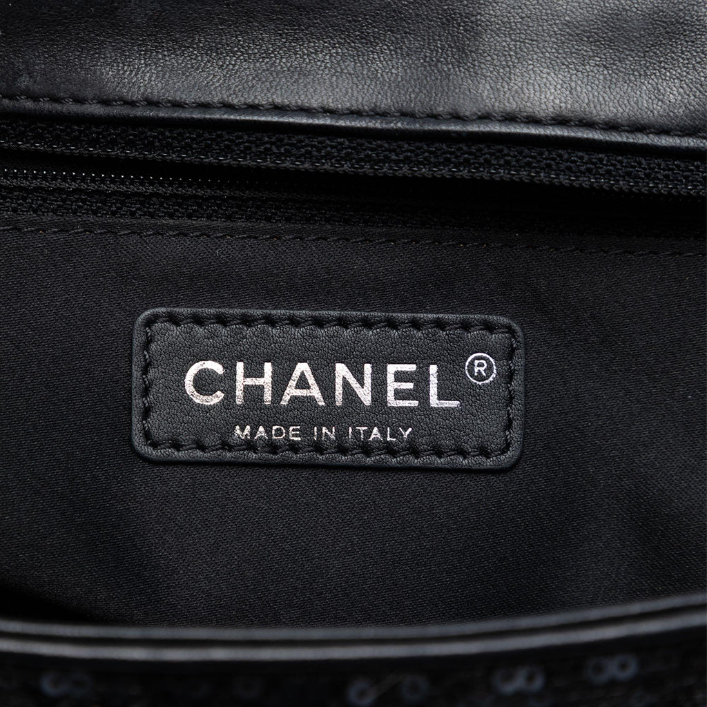 Chanel Jumbo Classic Sequins Single Flap