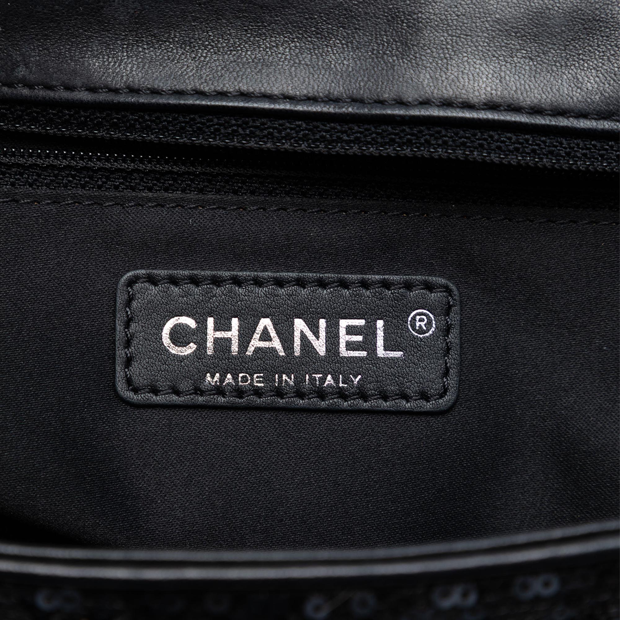 Chanel Jumbo Classic Sequins Single Flap