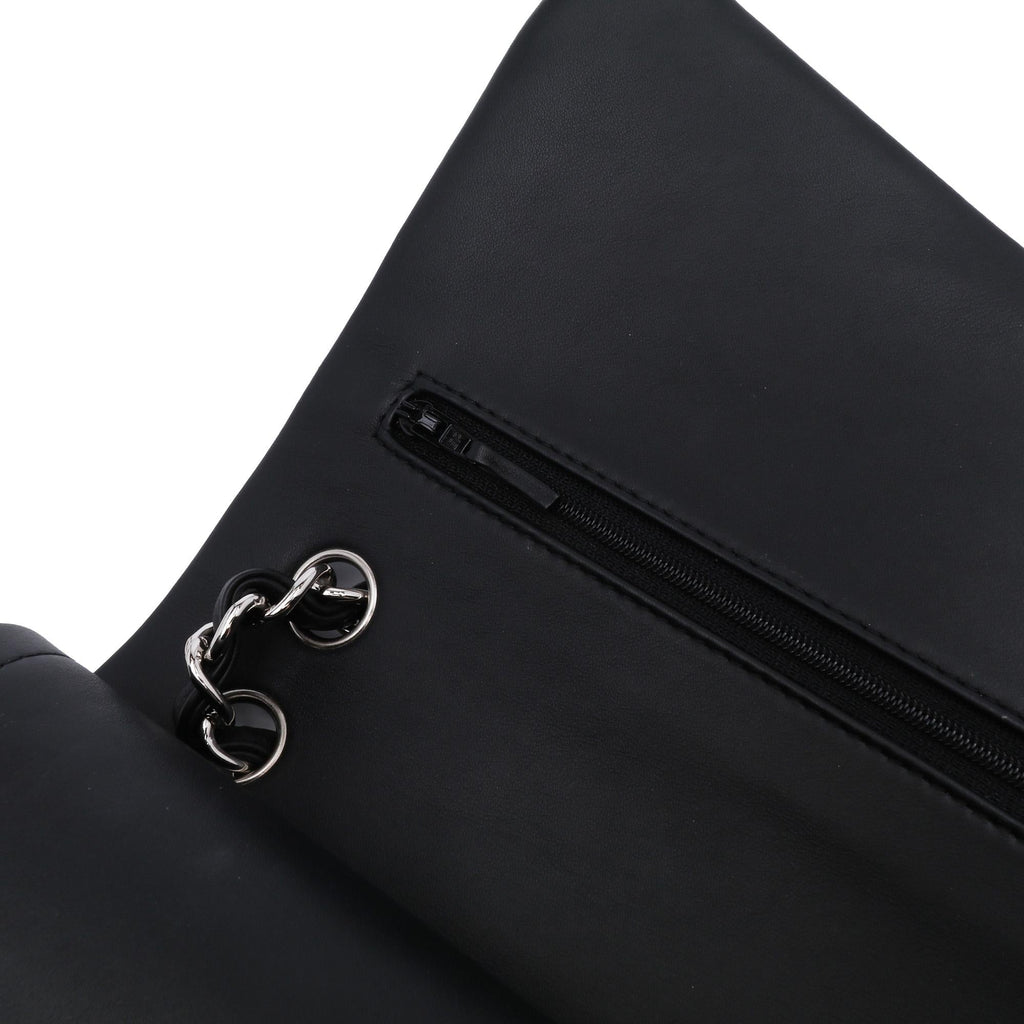 Chanel Jumbo Classic Striped Patent Double Flap