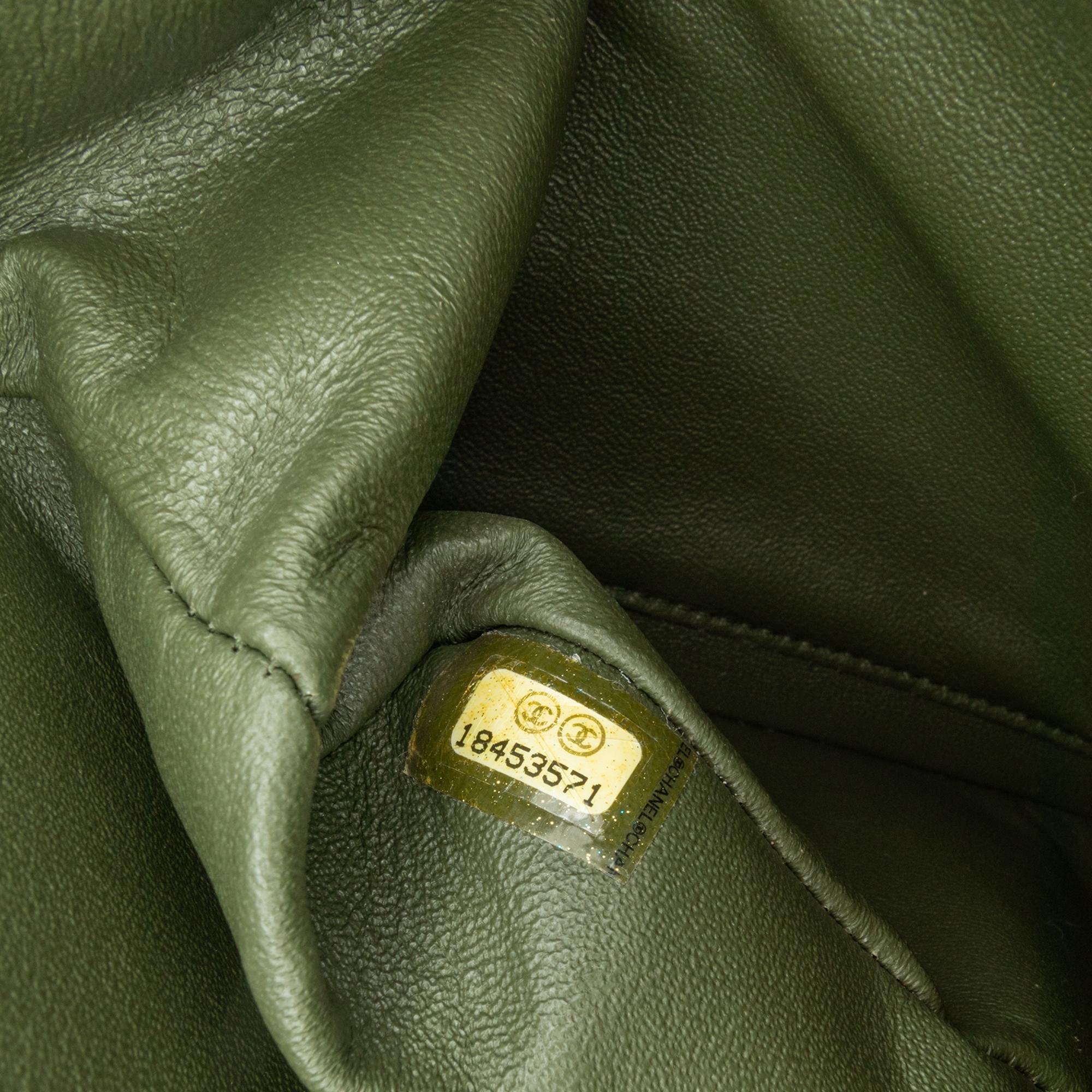 Chanel Jumbo Classic Tricolor Lambskin Double Flap (SHG-9rVF1I)