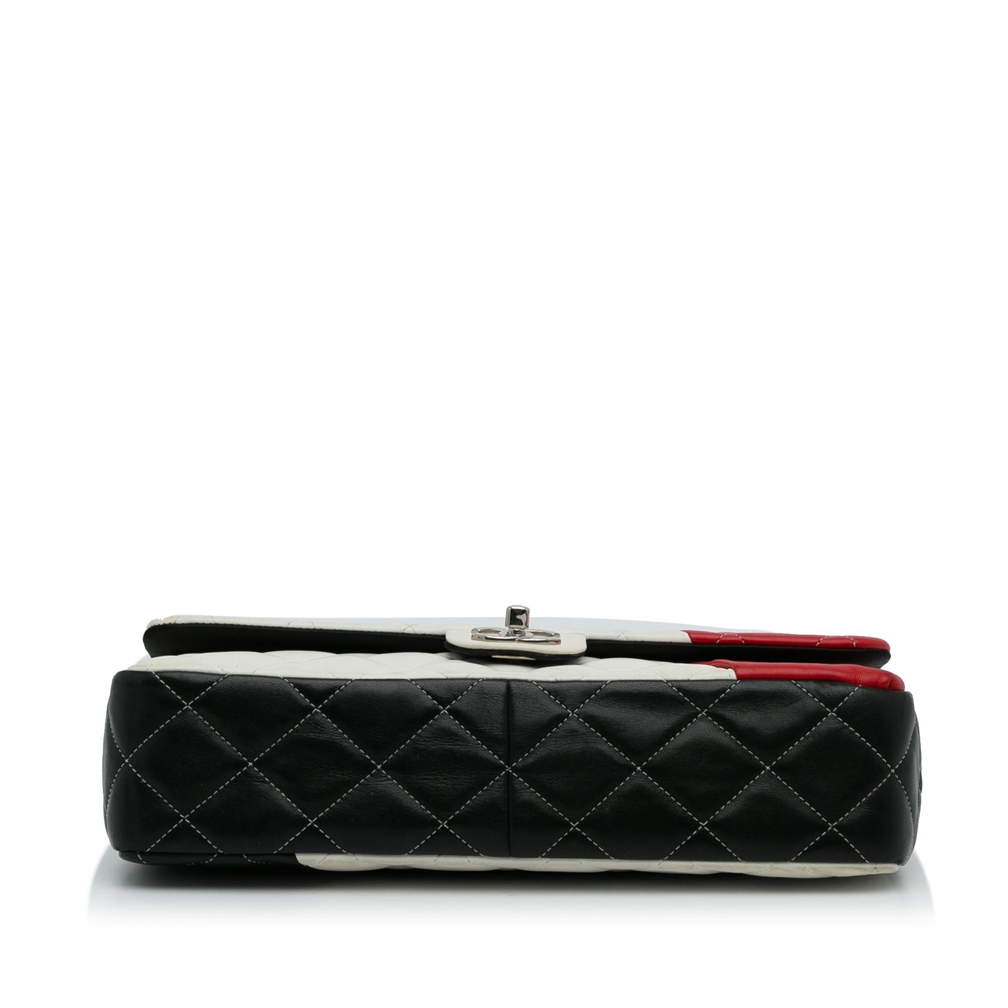 Chanel Jumbo Colorblock Classic Flap Bag (SHG-M8i3M9)