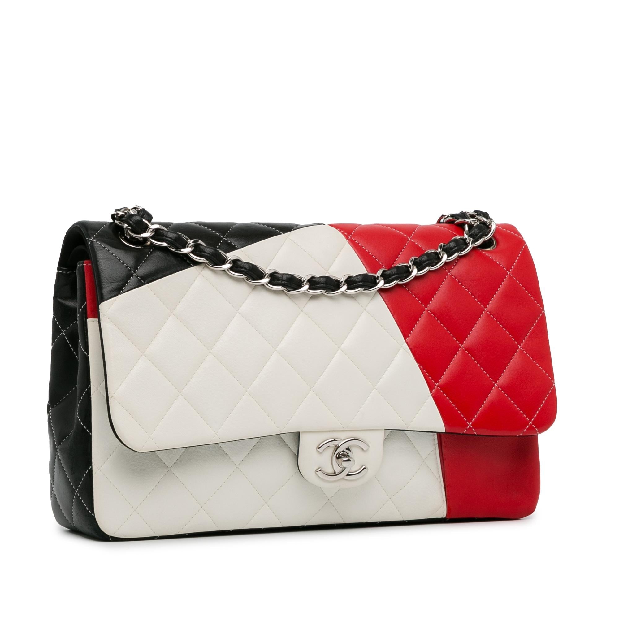 Chanel Jumbo Colorblock Classic Flap Bag (SHG-9TADjH)