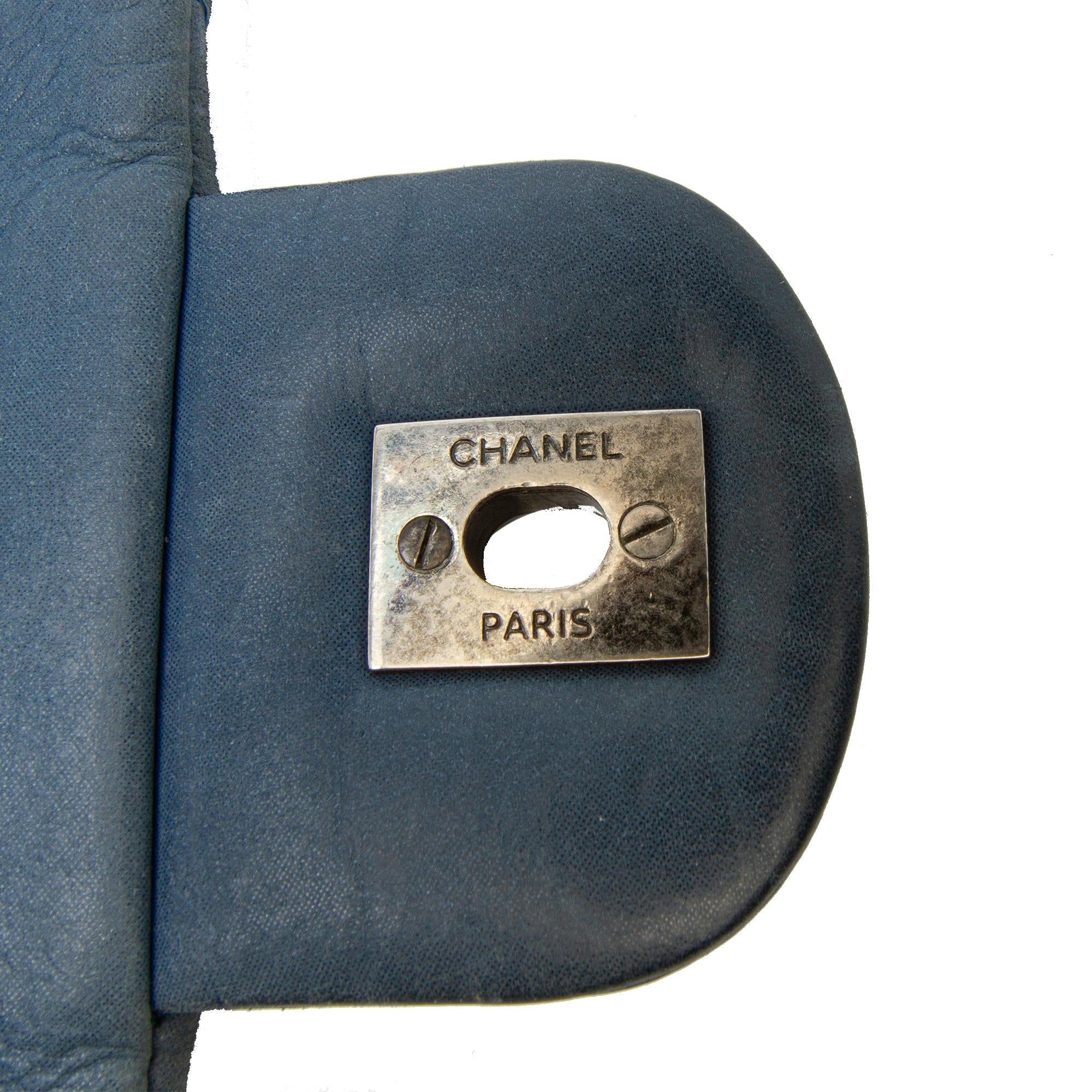 Chanel Jumbo Iridescent Calfskin In The Mix Flap