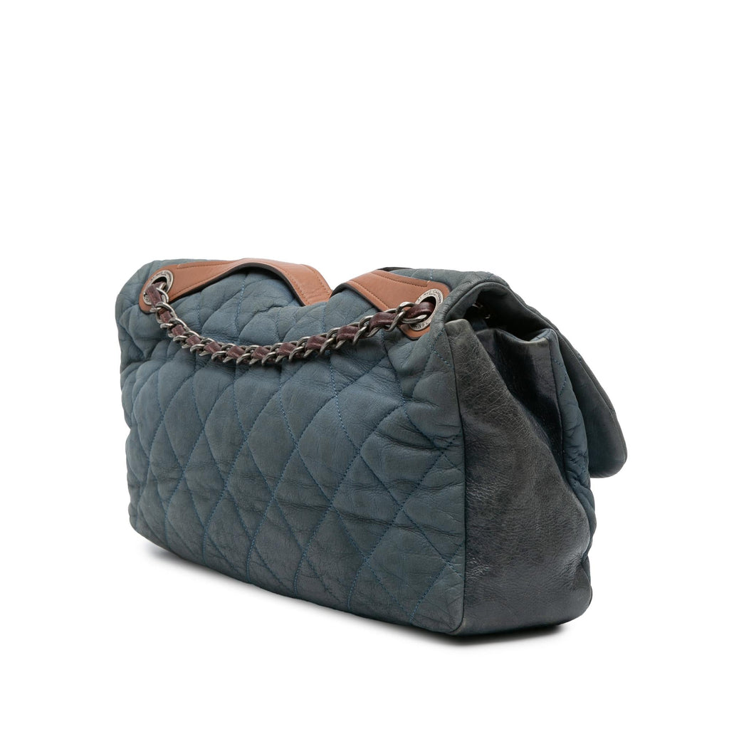 Chanel Jumbo Iridescent Calfskin In The Mix Flap