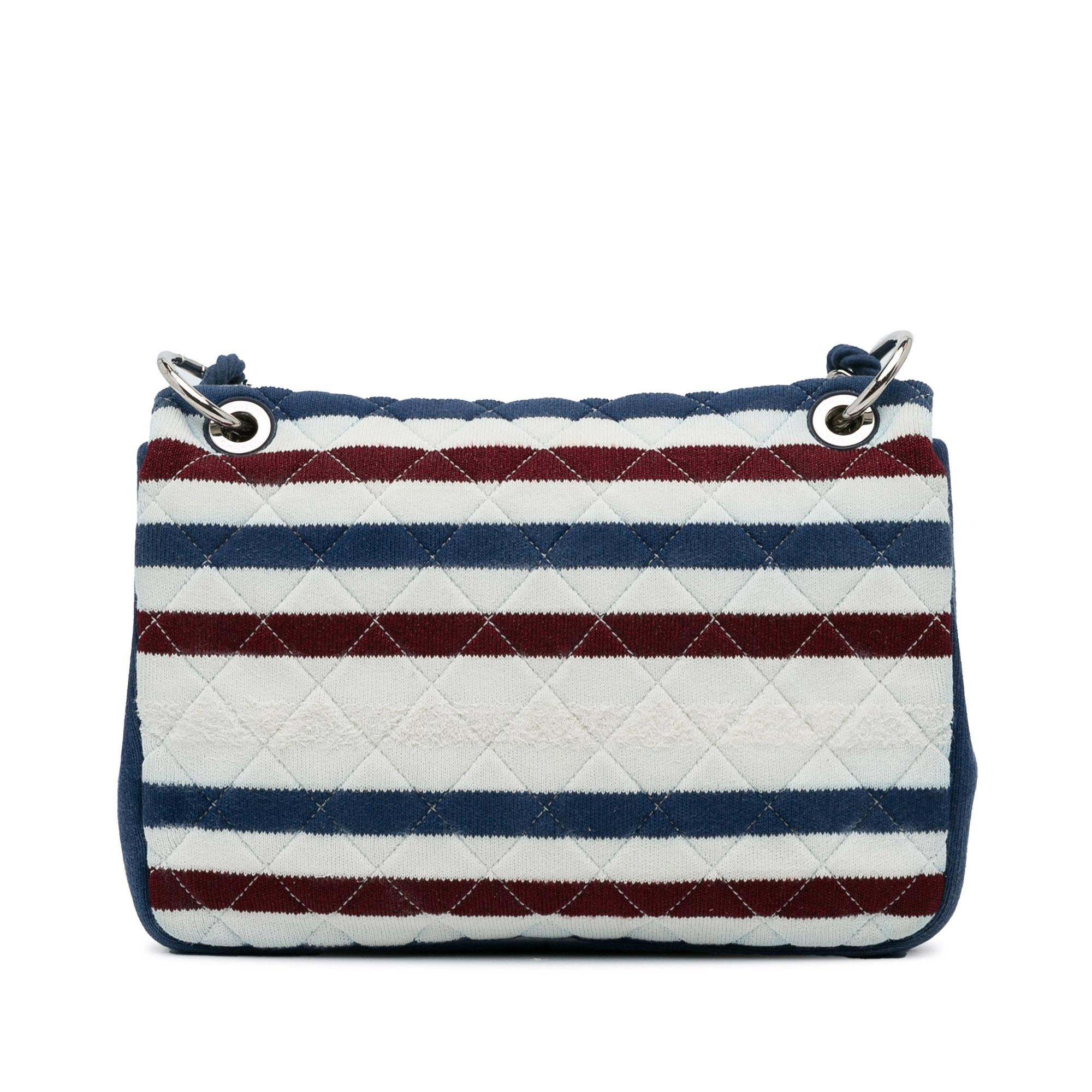 Chanel Jumbo Jersey Rope Flap Bag (SHG-ixkP1F)