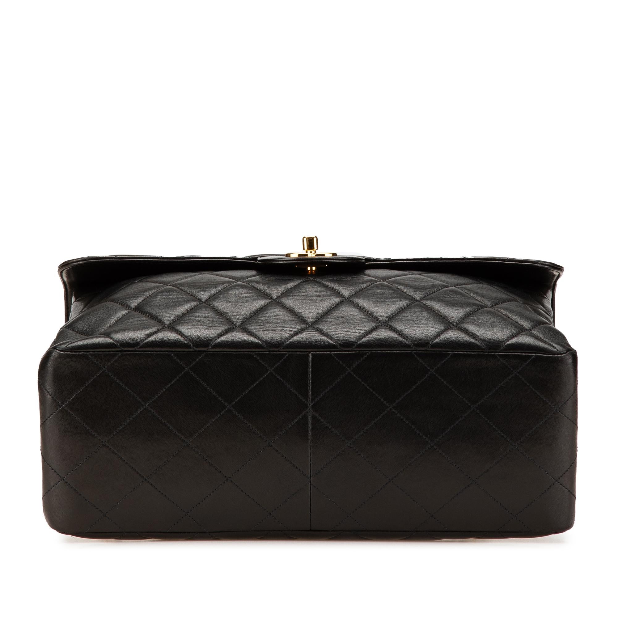 Chanel Jumbo Lambskin Double Sided Flap