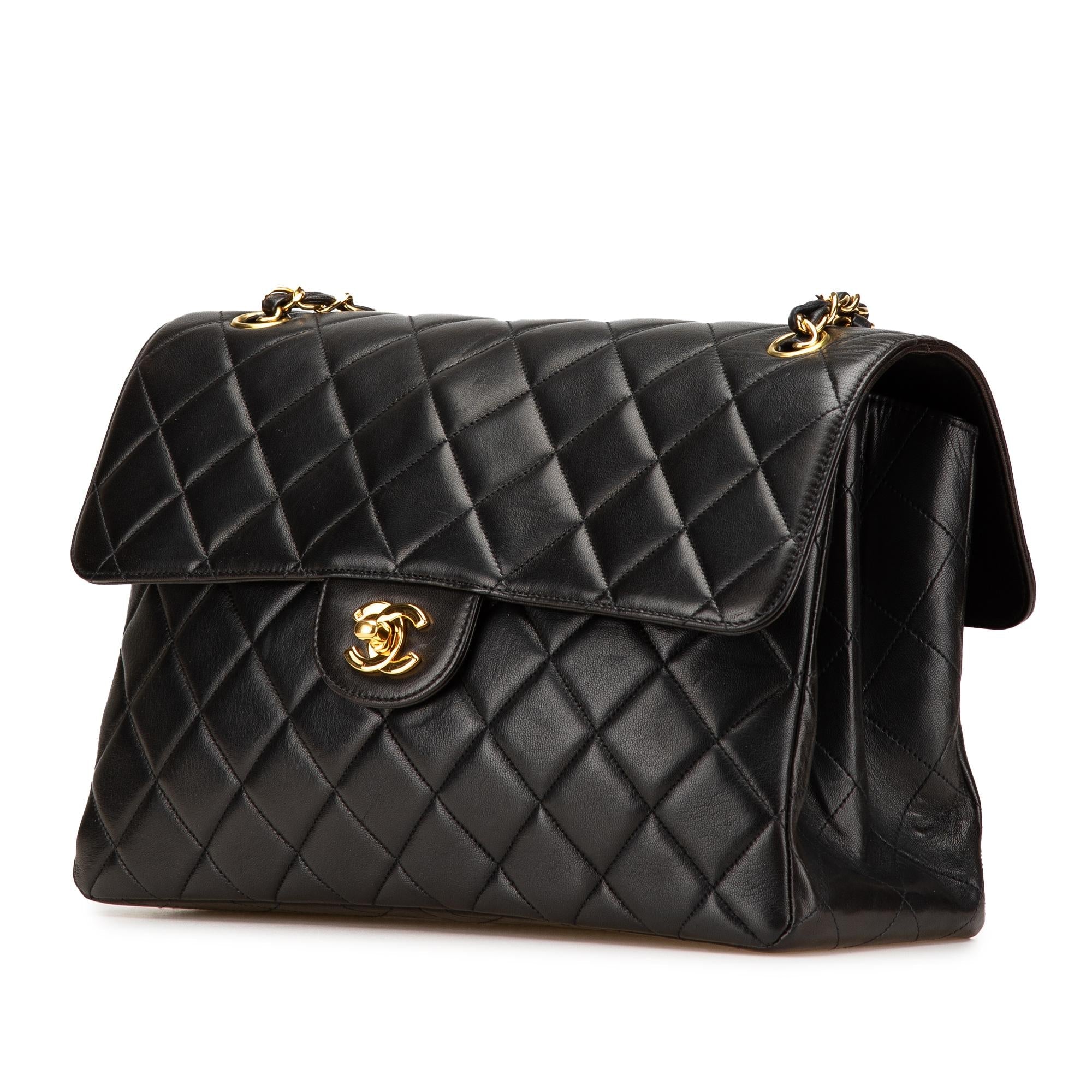Chanel Jumbo Lambskin Double Sided Flap
