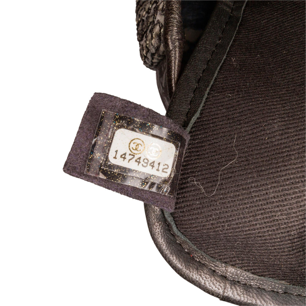 Chanel Jumbo PVC and Tweed Patchwork Single Flap
