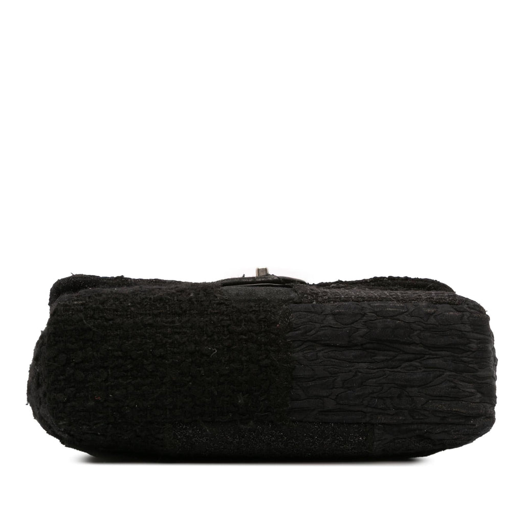 Chanel Jumbo Patchwork Tweed Flap