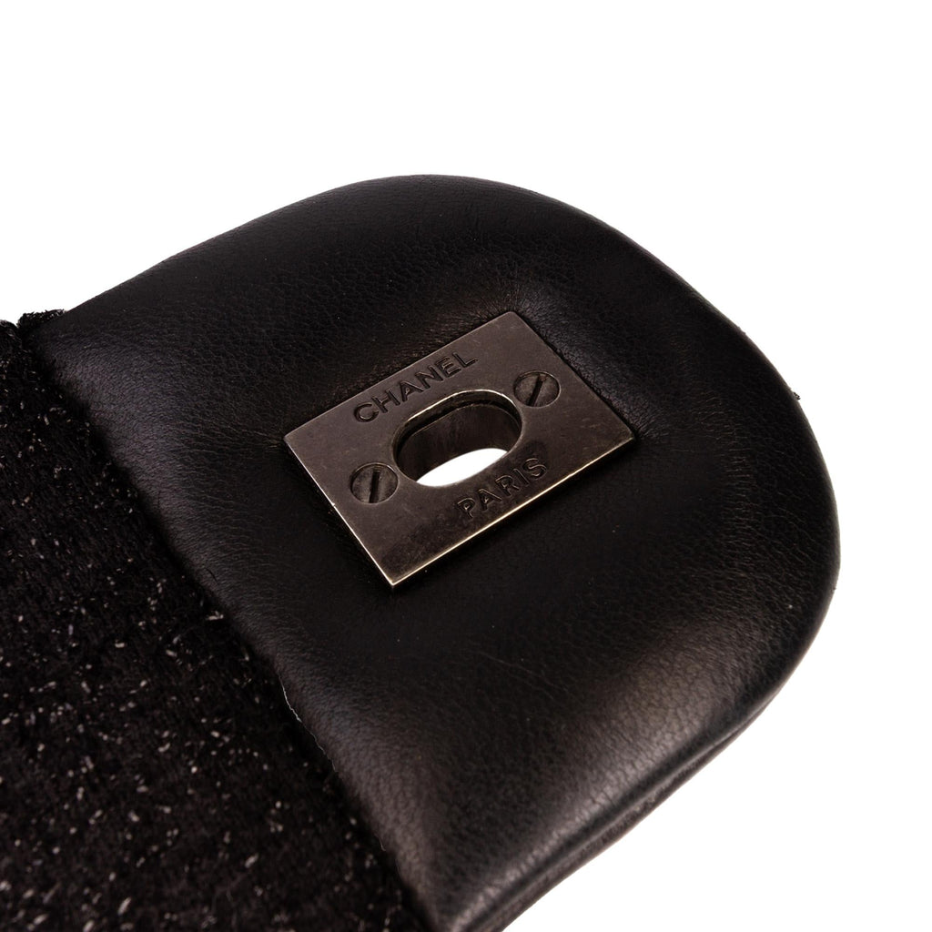 Chanel Jumbo Patchwork Tweed Flap