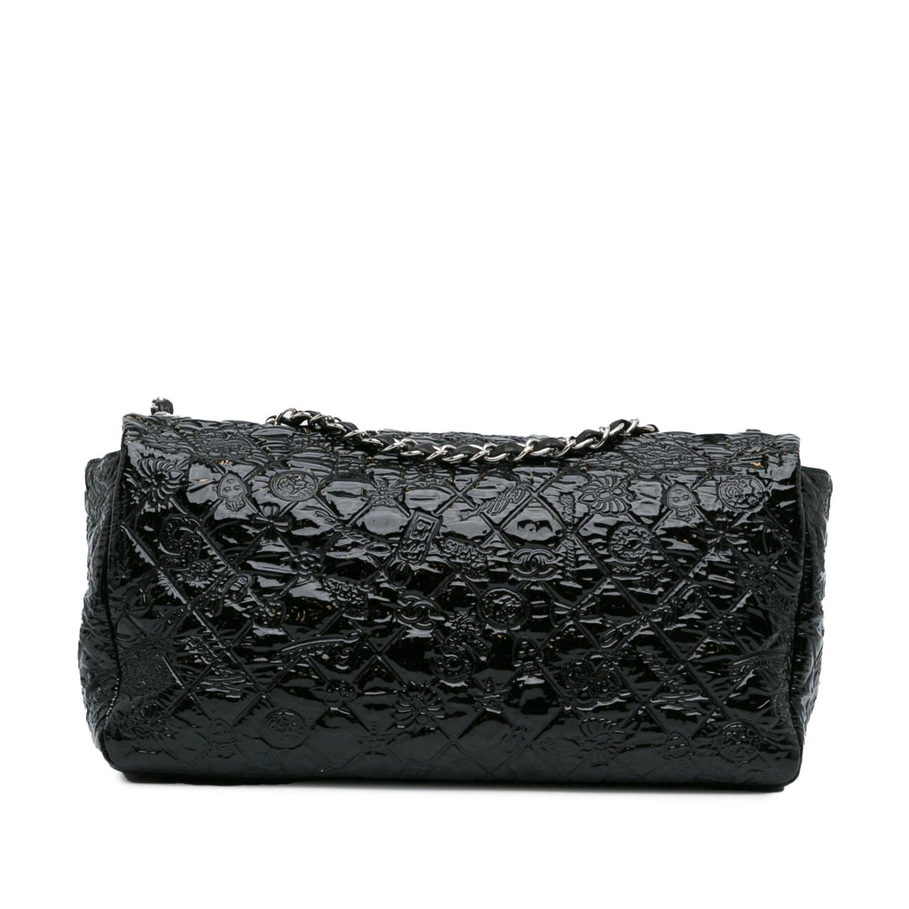 Chanel Jumbo Patent Lucky Symbols Flap (SHG-IatIl6)