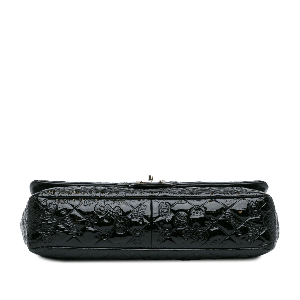 Chanel Jumbo Patent Lucky Symbols Flap (SHG-IatIl6)