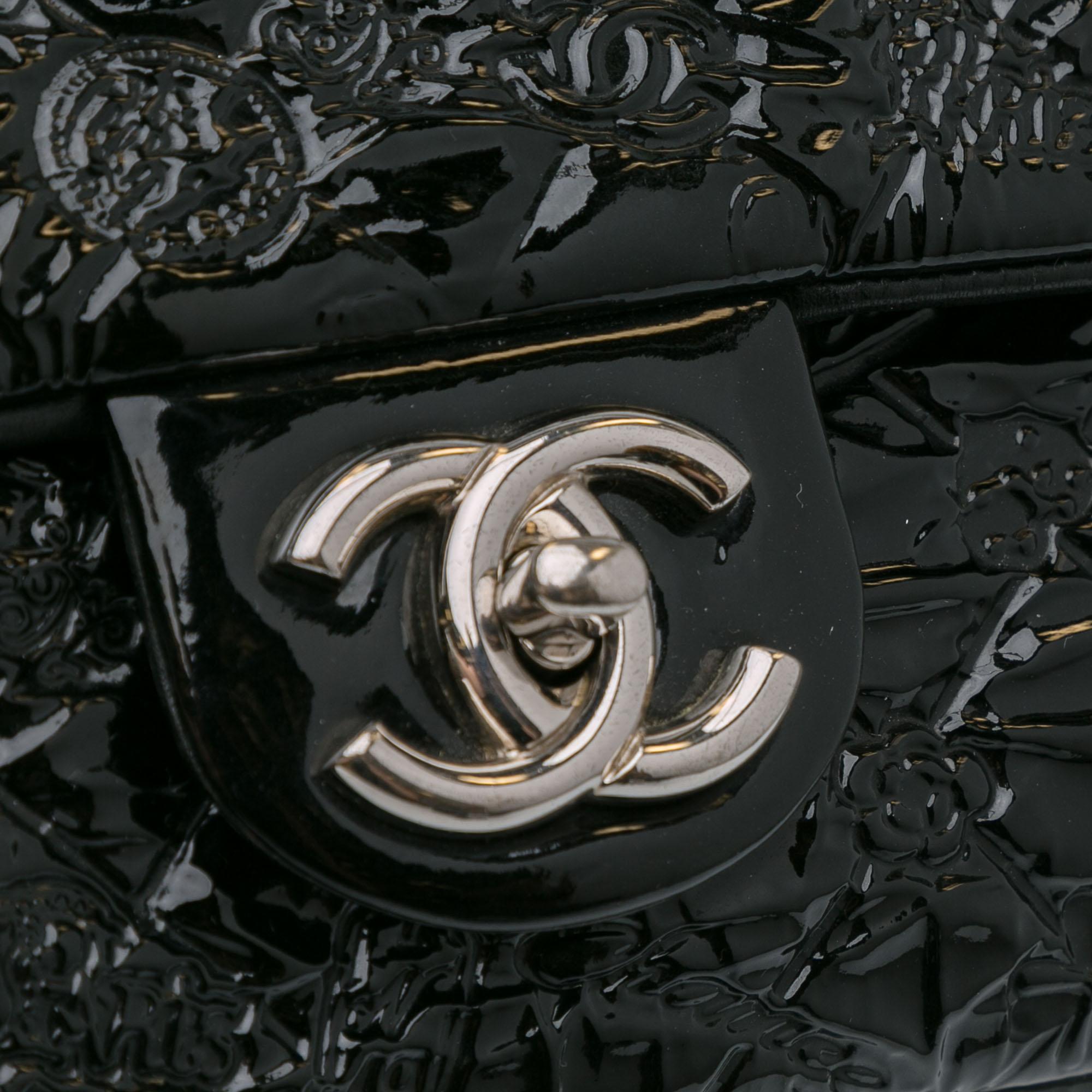 Chanel Jumbo Patent Lucky Symbols Flap (SHG-IatIl6)