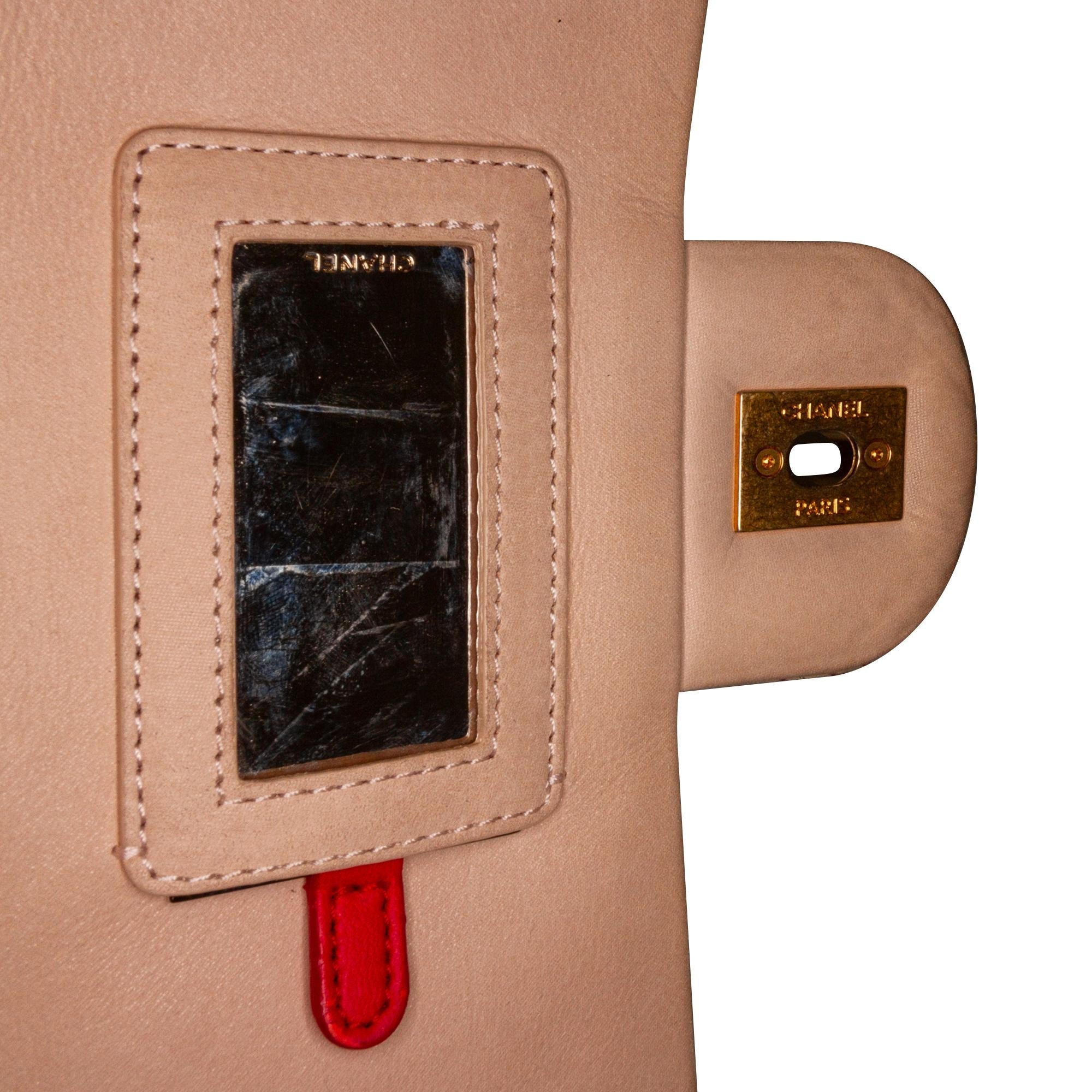 Chanel Jumbo Quilted Calfskin Triple Stitched Flap (SHG-F4DDBD)