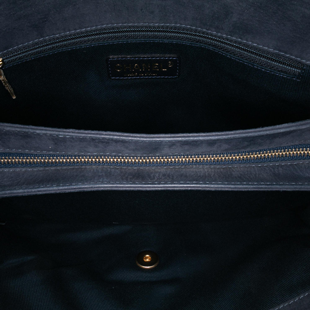 Chanel Jumbo Quilted Calfskin Triple Stitched Flap