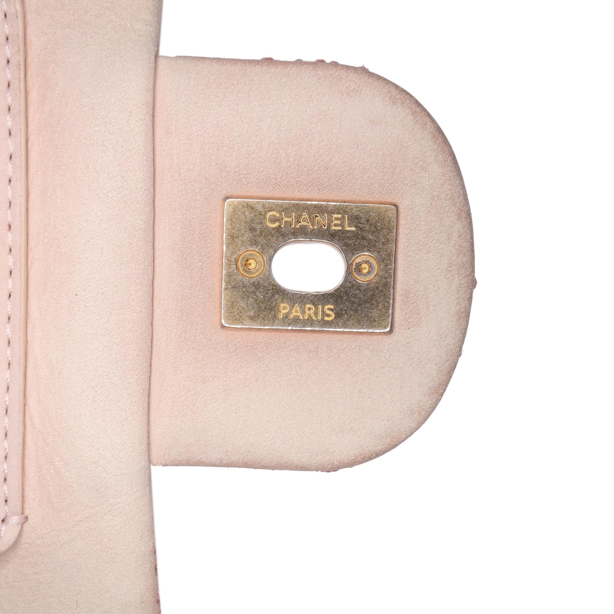 Chanel Jumbo Quilted Calfskin Triple Stitched Flap