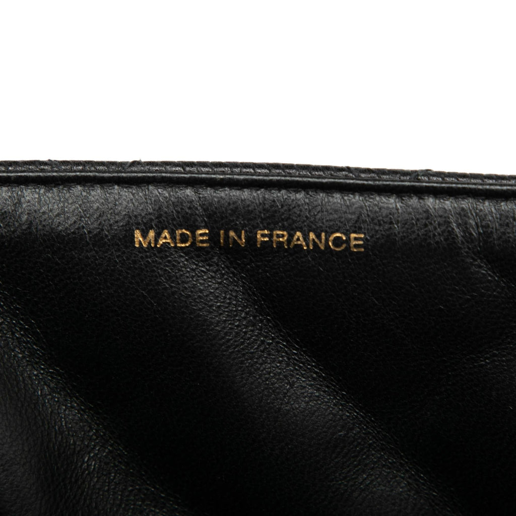 Chanel Jumbo Quilted Caviar Double Sided Flap