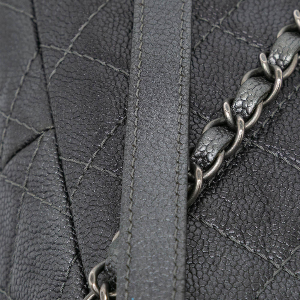 Chanel Jumbo Quilted Caviar Easy Flap