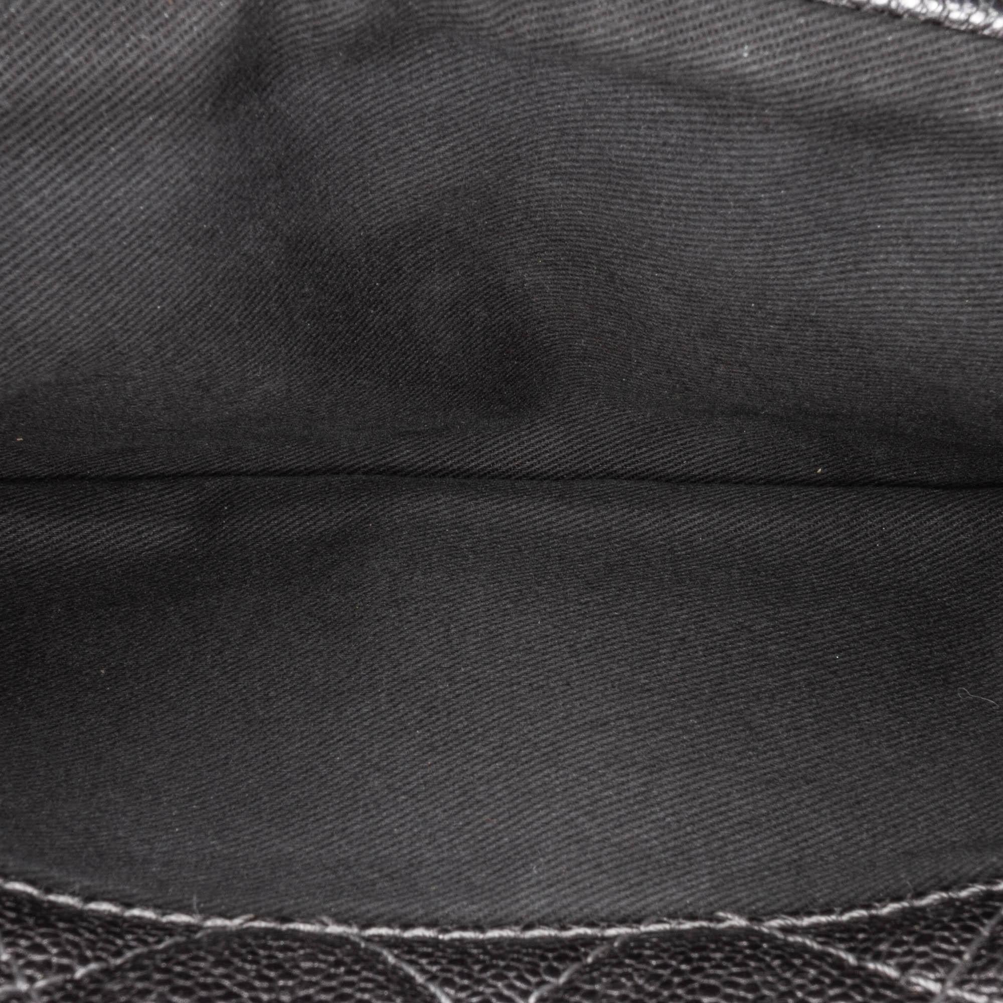 Chanel Jumbo Quilted Caviar Easy Flap