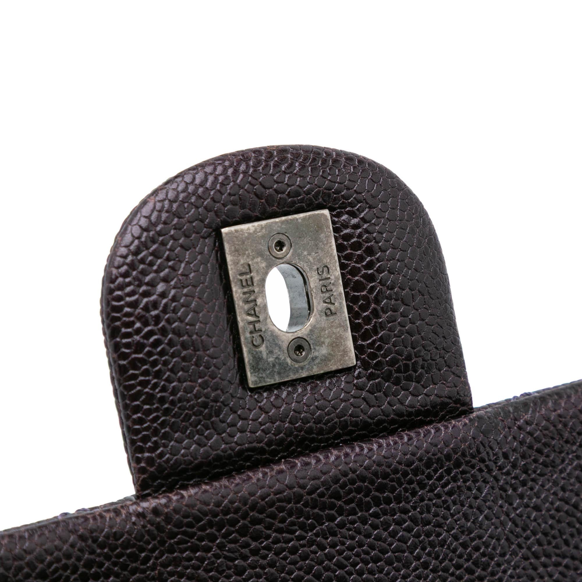 Chanel Jumbo Quilted Caviar Easy Flap