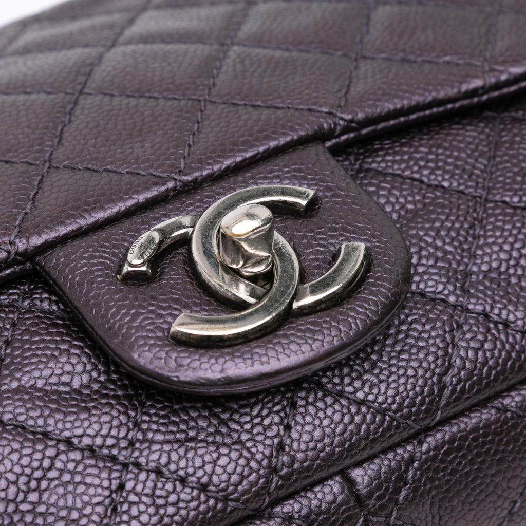 Chanel Jumbo Quilted Caviar Easy Flap