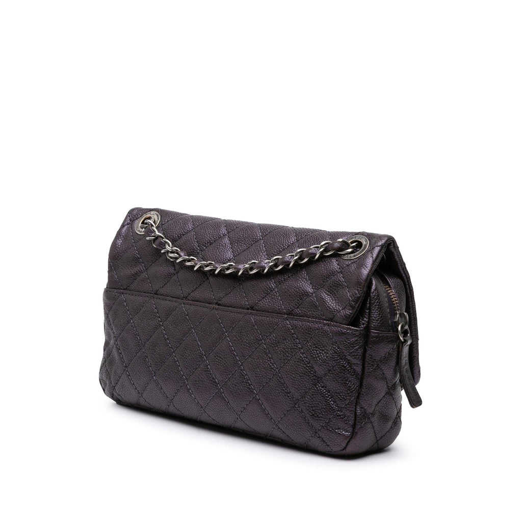 Chanel Jumbo Quilted Caviar Easy Flap