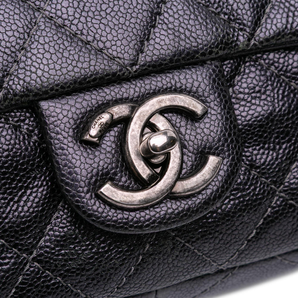 Chanel Jumbo Quilted Iridescent Caviar Easy Flap